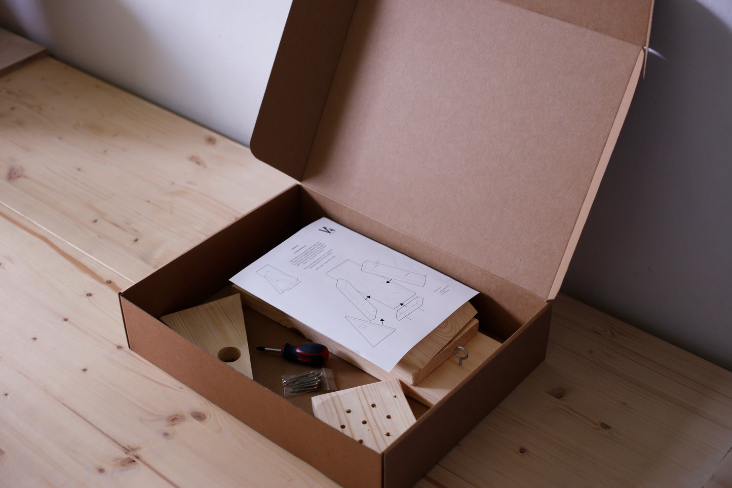 Handmade DIY Wooden Birdhouse Kit