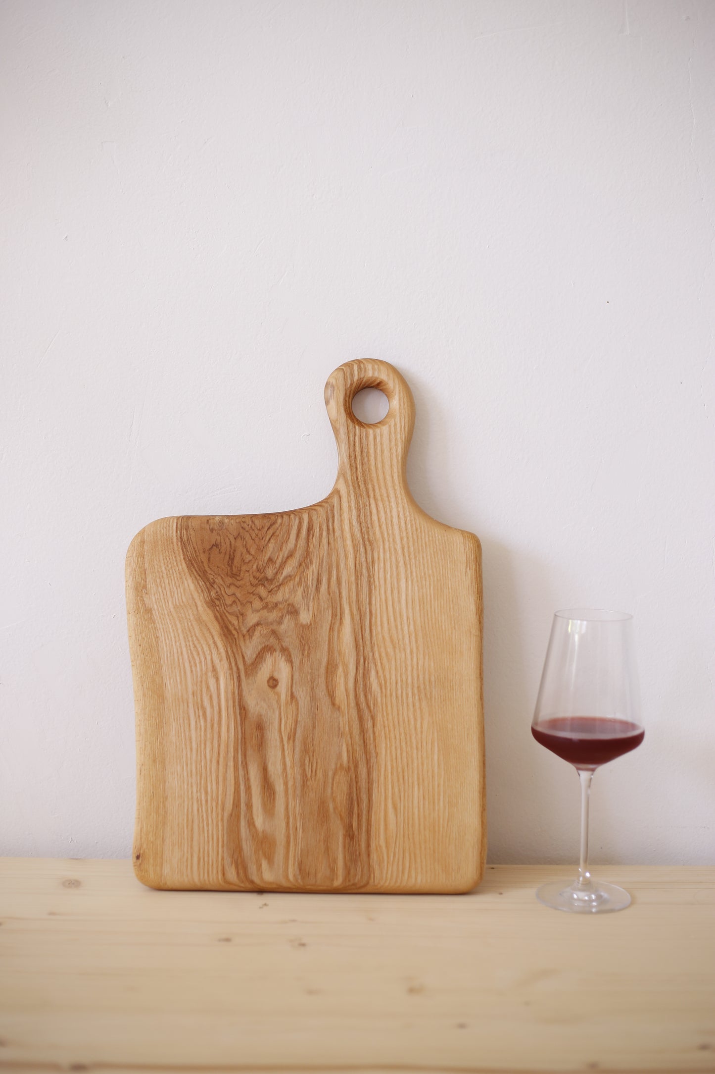 Handmade Bread Peel Cutting & Serving Board - Large - with engraved text