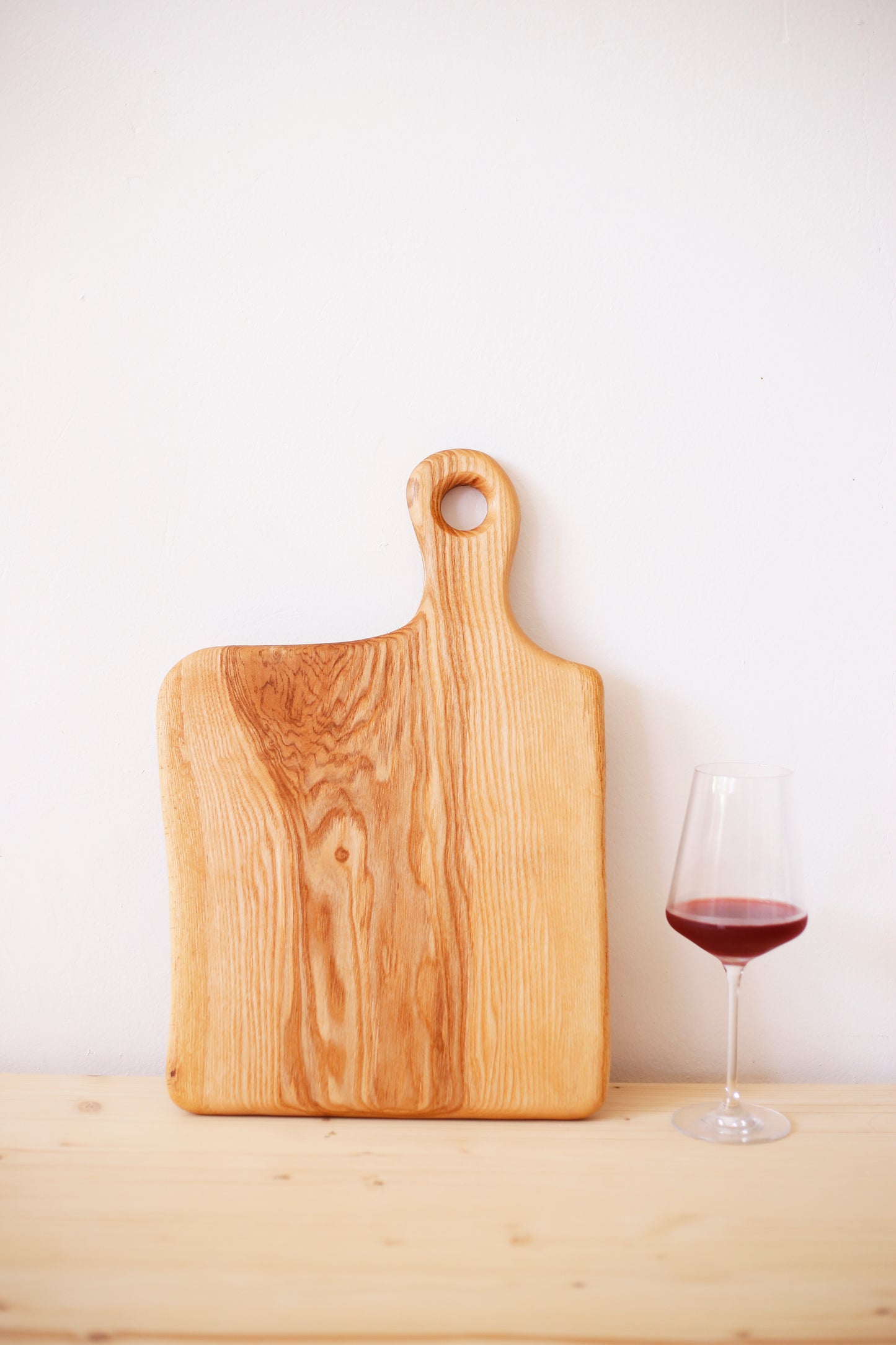 Handmade Bread Peel Cutting & Serving Board Set - Large - with engraved text