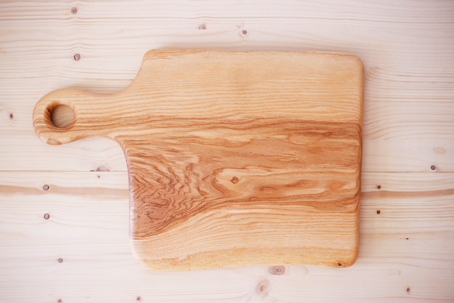 Handmade Bread Peel Cutting & Serving Board - Large - with engraved text