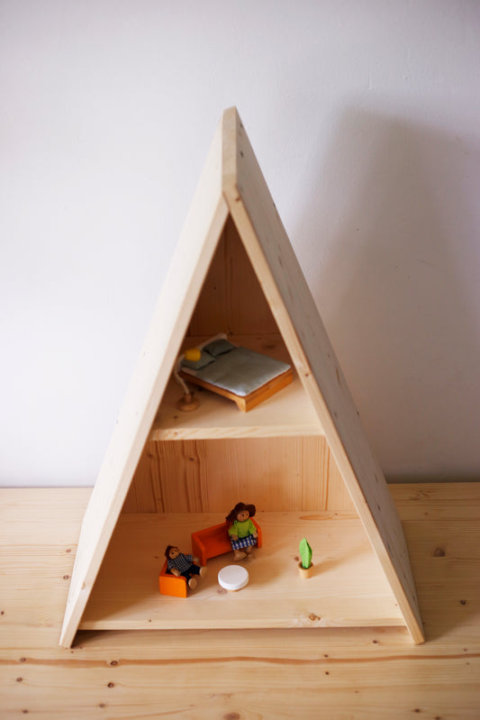 Handgemaakt DIY-poppenhuis